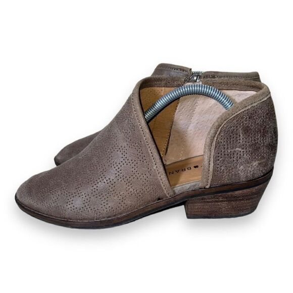 Lucky Brand Felixah D' Orsay Bootie Brown Suede Women's 7 - Picture 2 of 11